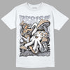 Jordan 4 Retro Frozen Moments DopeSkill T-Shirt Resist Graphic Streetwear - White 