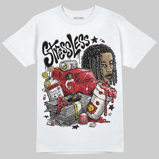 Jordan 4 “Flight Club” DopeSkill T-Shirt Stressless Graphic Streetwear - White