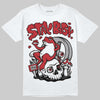 Jordan 5 Retro Fire Red Black Tongue (2025) DopeSkill T-Shirt Stay Busy Graphic Streetwear - White