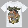 Jordan 4 Retro SE Craft Medium Olive DopeSkill T-Shirt Queen Of Hustle Graphic Streetwear - White