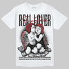 Jordan 14 Retro ‘Black Toe’ DopeSkill T-Shirt Real Lover Graphic Streetwear - White