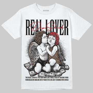 Jordan 9 'Olive' DopeSkill T-Shirt Real Lover Graphic Streetwear - White