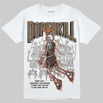 Jordan 1 Low OG “Mocha” DopeSkill T-Shirt Thunder Dunk Graphic Streetwear - White 