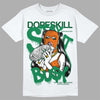 Green Sneakers DopeSkill T-Shirt Stay It Busy Graphic Streetwear - White 