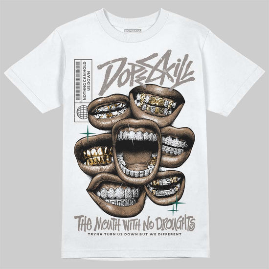 New Balance 2002R Protection Pack "Rain Cloud" DopeSkill T-Shirt The Mouth With No Droughts Graphic Streetwear - White