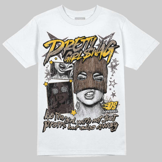 SoleFly x Air Jordan 12 Retro SP 'Cafecito/Baroque Brown' DopeSkill T-Shirt Pretty Girl Swag Graphic Streetwear - White