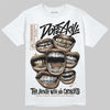 Jordan 1 High OG Black Metallic Gold DopeSkill T-Shirt The Mouth With No Droughts Graphic Streetwear - White