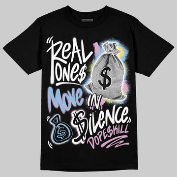 Jordan 5 “Year of the Snake” DopeSkill T-Shirt Real Ones Move In Silence Graphic Streetwear - Black