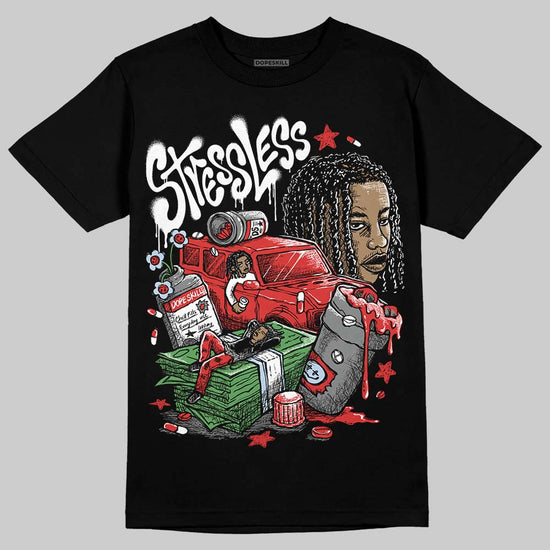 Jordan 6 “Reverse Infrared” DopeSkill T-Shirt Stressless Graphic Streetwear - Black