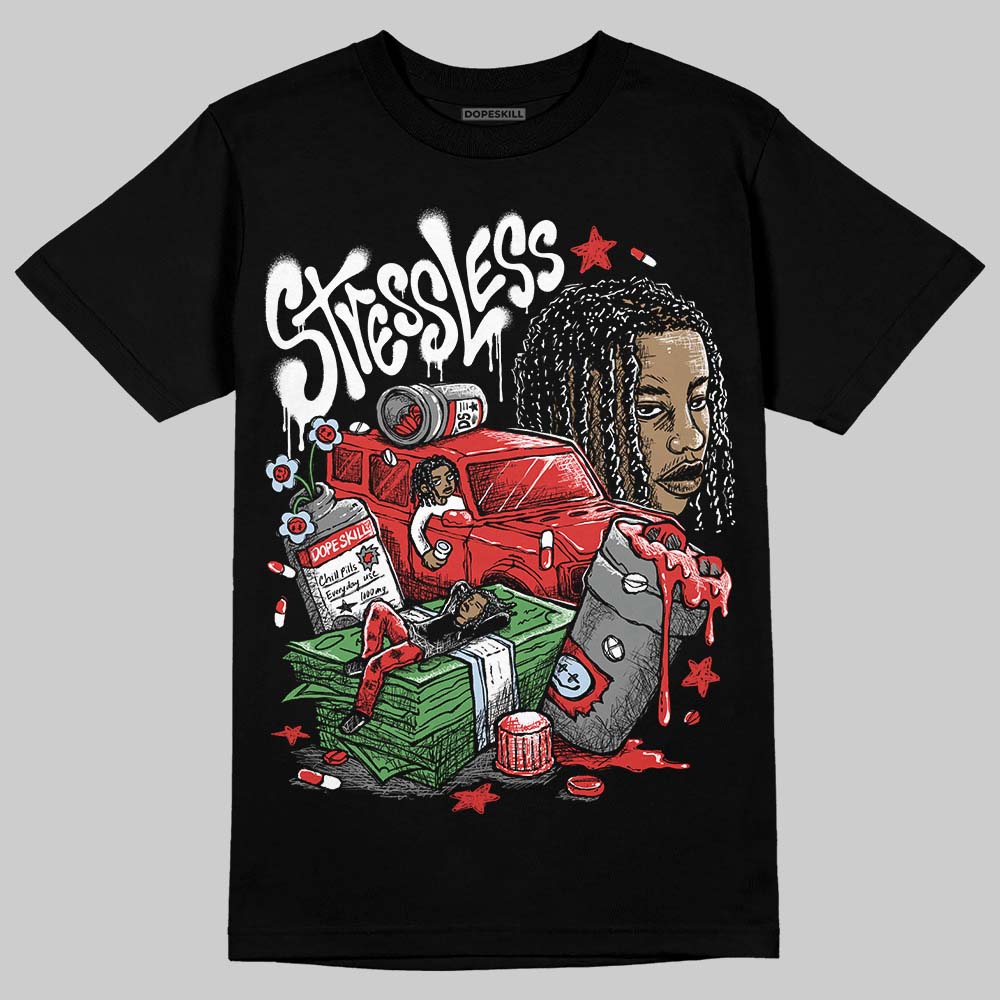 Jordan 6 “Reverse Infrared” DopeSkill T-Shirt Stressless Graphic Streetwear - Black