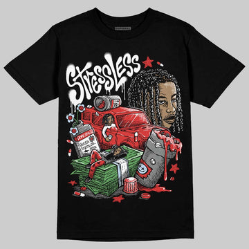 Jordan 6 “Reverse Infrared” DopeSkill T-Shirt Stressless Graphic Streetwear - Black
