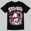 Nigel Sylvester x Jordan 1 Low OG “Nitro” DopeSkill T-Shirt Stay Busy Graphic Streetwear - Black