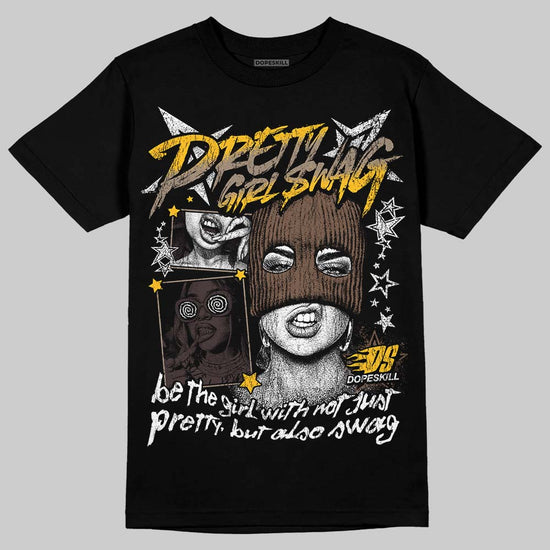 SoleFly x Air Jordan 12 Retro SP 'Cafecito/Baroque Brown' DopeSkill T-Shirt Pretty Girl Swag Graphic Streetwear - Black