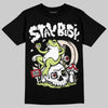 Jordan 5 “Luminous Green” DopeSkill T-Shirt Stay Busy Graphic Streetwear - Black