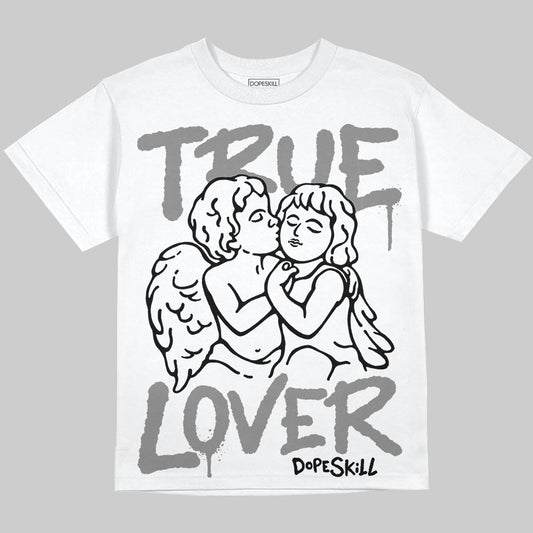 Grey Sneakers DopeSkill Oversize Print T-Shirt True Lover Graphic Streetwear