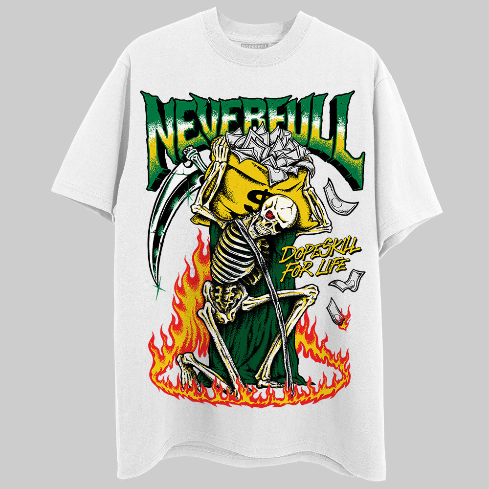 Green  Sneakers DopeSkill T-Shirt NeverFull Graphic Streetwear - White 