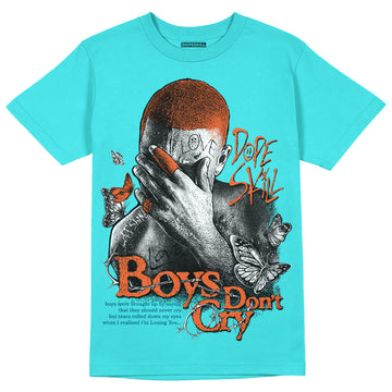 Dunk Low “Miami Dolphins” DopeSkill Tahiti Blue T-shirt Boys Don't Cry Graphic Streetwear 