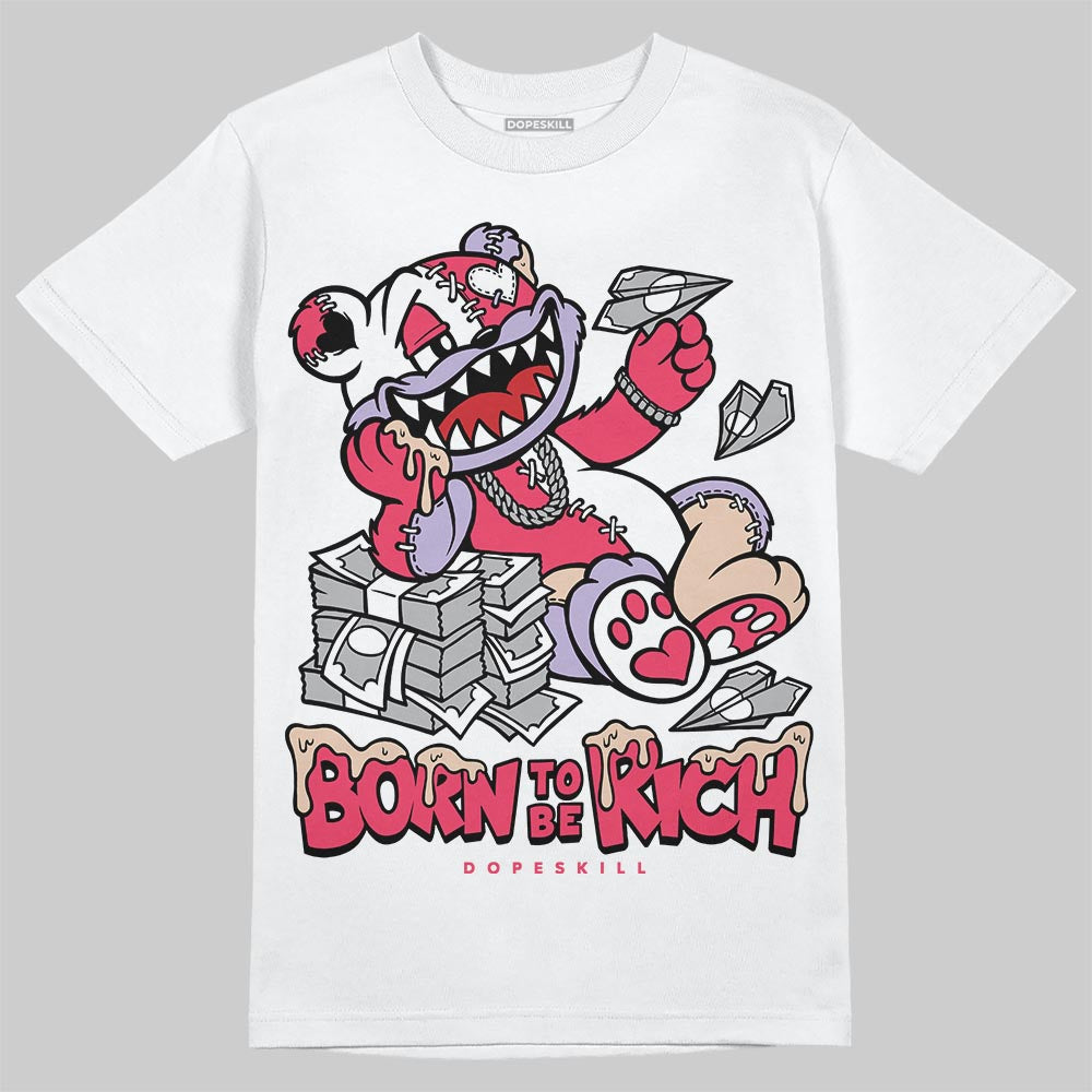 Jordan 5 Low “Peanut Butter Jelly” DopeSkill T-Shirt Born To Be Rich Graphic Streetwear - White