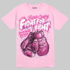 Pink Sneakers DopeSkill T-Shirt Fight For Right Graphic Streetwear - Light Pink