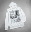 Wolf Grey 5s DopeSkill Hoodie Sweatshirt Real Ones Move In Silence Graphic