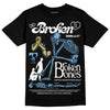 Jordan 1 High OG “First in Flight” DopeSkill T-Shirt Broken Bones Graphic Streetwear - Black