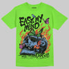 Neon Green Sneakers DopeSkill T-Shirt Ease My Mind Graphic Streetwear - Lime