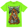 Neon Green Sneakers DopeSkill Neon Green T-Shirt Life or Die Graphic Streetwear