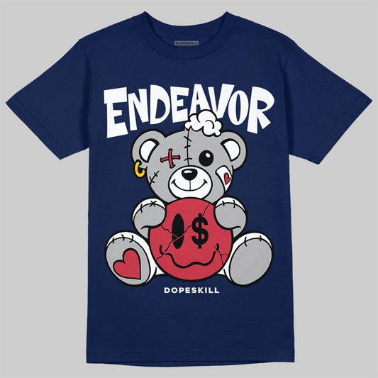 Jordan 12 Retro French Blue (2025) DopeSkill T-Shirt Endeavor Graphic Streetwear - navy