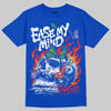 Royal Blue Sneakers DopeSkill T-Shirt Ease My Mind Graphic Streetwear - Royal 