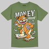 Olive Sneakers DopeSkill T-Shirt Money Callin' Graphic Streetwear - Military Green