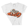 Georgia Peach 3s DopeSkill Women's Crop Top Rare Breed Type Graphic