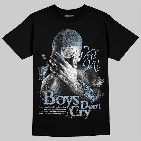 Jordan 40 “Blue Suede” DopeSkill T-Shirt Boys Don't Cry Graphic Streetwear - black