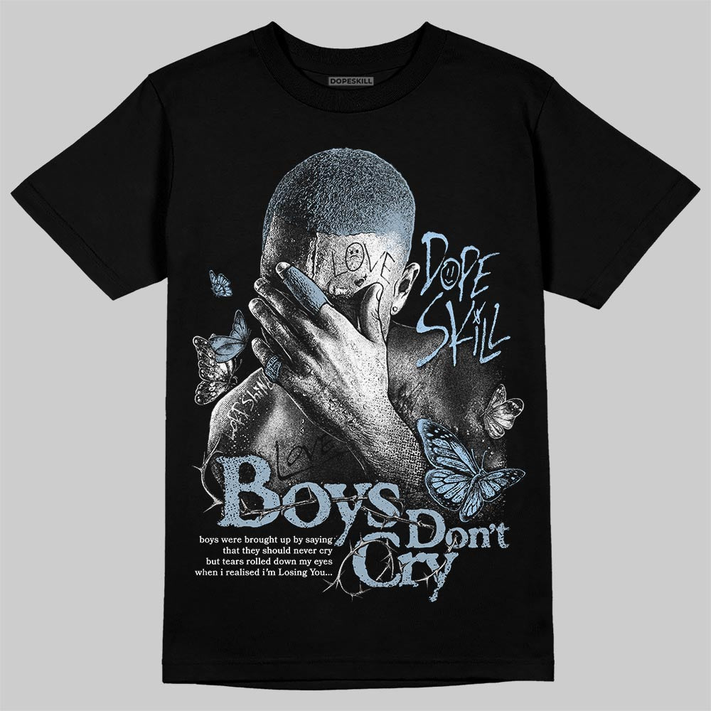 Jordan 40 “Blue Suede” DopeSkill T-Shirt Boys Don't Cry Graphic Streetwear - black
