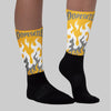 9060 Varsity Gold DopeSkill Sublimated Socks FIRE Graphic