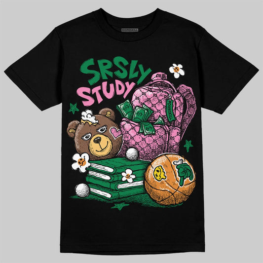 Green Sneakers DopeSkill T-Shirt SRSLY Study Graphic Streetwear - black