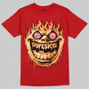 Red Sneakers DopeSkill T-Shirt Hellfire Graphic Streetwear - Red
