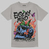 Grey Sneakers DopeSkill T-Shirt Ease My Mind Graphic Streetwear - Gravel