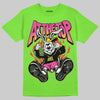 Neon Green Sneakers DopeSkill T-Shirt At The Top Graphic Streetwear - Lime