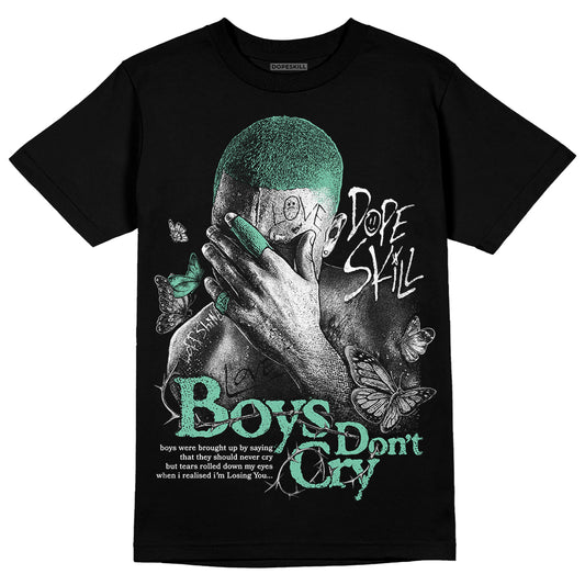 Jordan 3 "Green Glow" DopeSkill T-Shirt Boys Don't Cry Graphic Streetwear - Black 