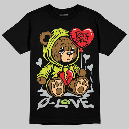Air Max 90 x Patta Cyber and Particle Grey DopeSkill T-Shirt Broken Bear Graphic Streetwear - Black