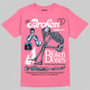 Jordan 3 GS “Cobalt Bliss” DopeSkill T-Shirt Broken Bones Graphic Streetwear - Safety Pink