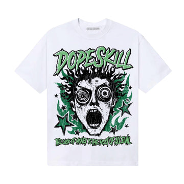 Green Sneakers DopeSkill T-Shirt Root of Evil Graphic Streetwear - White