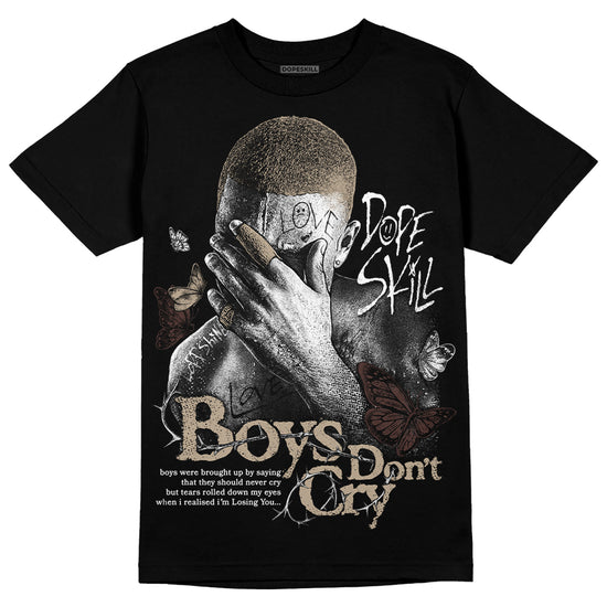 Jordan 1 High OG “Latte” DopeSkill T-Shirt Boys Don't Cry Graphic Streetwear - Black