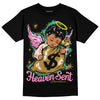 Parris Goebel x WMNS Dunk Low 'Playful Pink’ DopeSkill T-Shirt Heaven Sent Graphic Streetwear - Black 