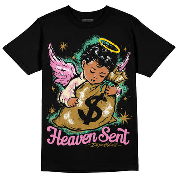 Parris Goebel x WMNS Dunk Low 'Playful Pink’ DopeSkill T-Shirt Heaven Sent Graphic Streetwear - Black 