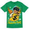 Green Sneakers DopeSkill Green T-shirt Heaven Sent Graphic Streetwear 