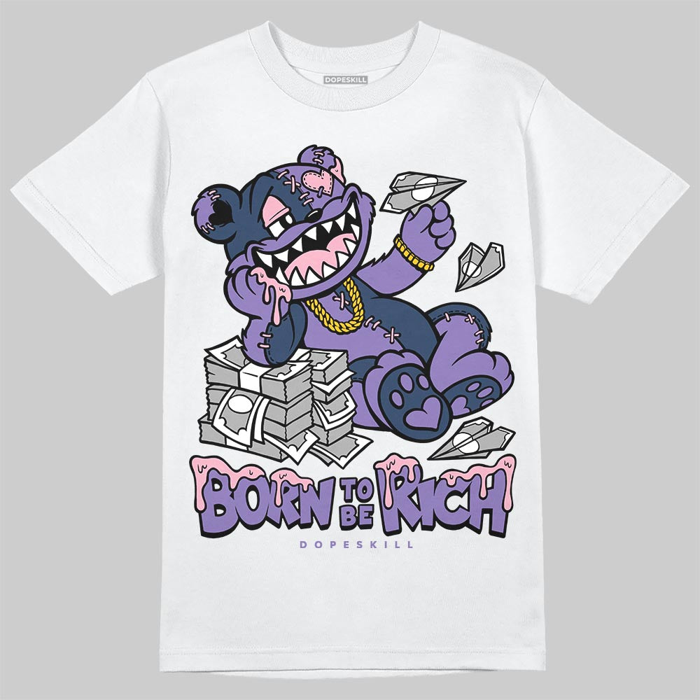 Jordan 11 "Mojave" DopeSkill T-Shirt Born To Be Rich Graphic Streetwear - White