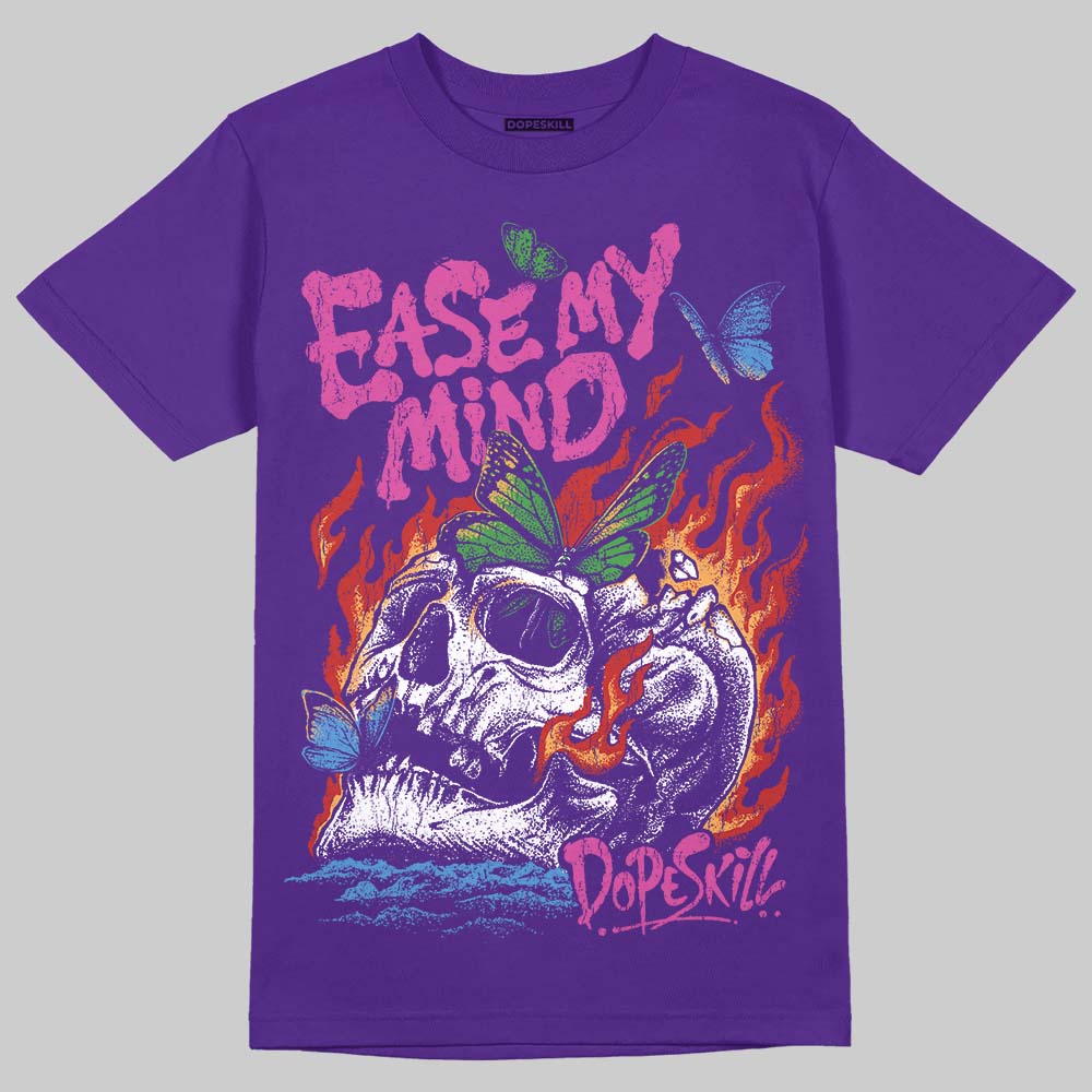 PURPLE Sneakers DopeSkill T-Shirt Ease My Mind Graphic Streetwear - purple 
