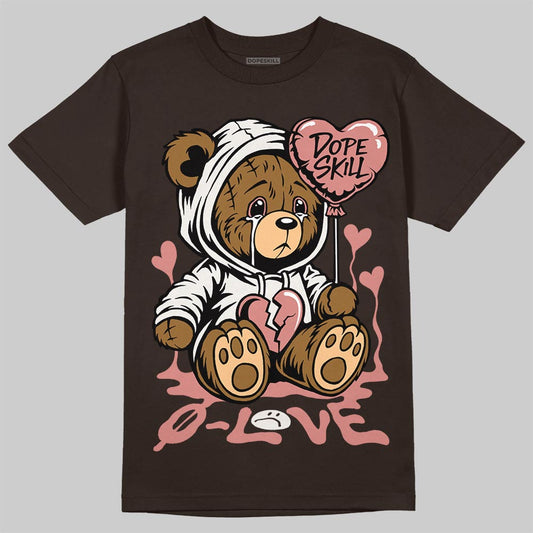 Jordan 1 High OG “Baroque Brown” DopeSkill T-Shirt Broken Bear Graphic Streetwear - Dark Chocolate