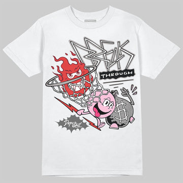 Jordan 3 “Wings” DopeSkill T-Shirt Break Through Graphic Streetwear - White